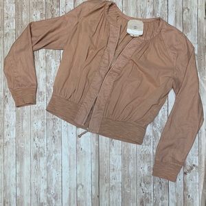 Anthropologie summer bomber jacket